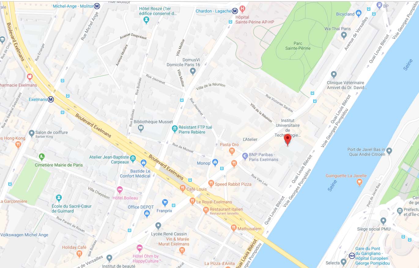 Iut Paris 143 Avenue De Versailles 75016 Paris